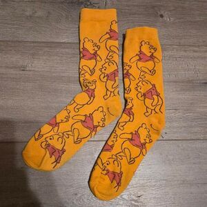 Unisex Disney Winnie The Pooh Bear Pattern Kidcore Socks